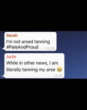 The gals’ festival WhatsApp group