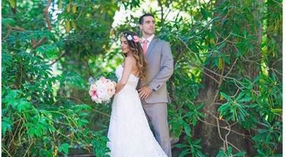 This bride solved the dilemma of what to do with the dress after the big day