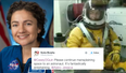 Twitter did not take kindly to this guys tweet to a female astronaut