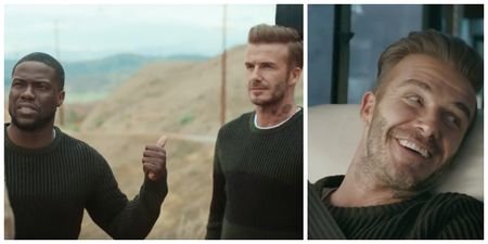 David Beckham and Kevin Hart are collaborating in an unexpected way