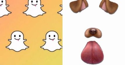 This girl is convinced she has a ghost in her house because of these Snapchat filters