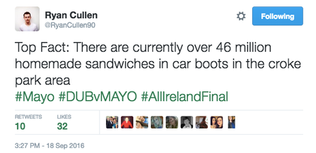 #DUBvMAYO – The most Irish tweets about today’s All-Ireland final
