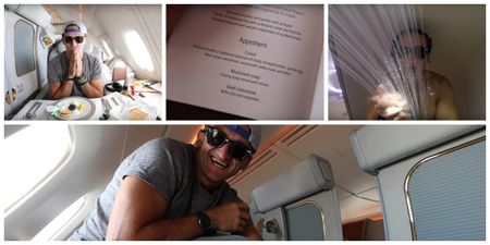 YouTuber shares what it’s like to fly on a €18,000 first class ticket