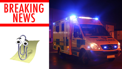 Clippy hospitalised after aggravated assualt