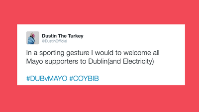 GAA fans had some hilarious tweets during the DUBvMAYO All Ireland Final