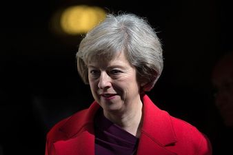 British Prime Minister Theresa May confirms Brexit will begin next March
