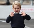 Prince George pressing his nose against an airplane window is the cutest thing ever
