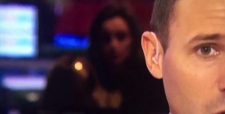 People can’t deal with this woman getting seriously told off in the background of a news broadcast