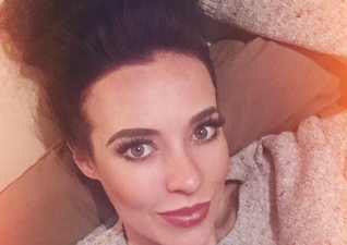 Stephanie Davis was rushed to hospital yesterday