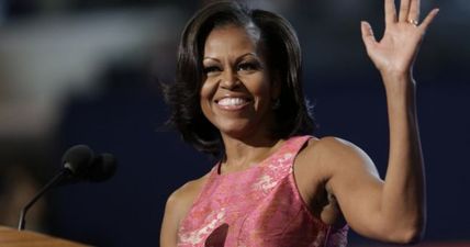 People are LOVING Michelle Obama’s rose gold gown