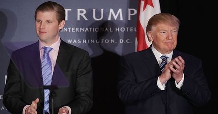 Eric Trump stupidly broke the law while voting for his father