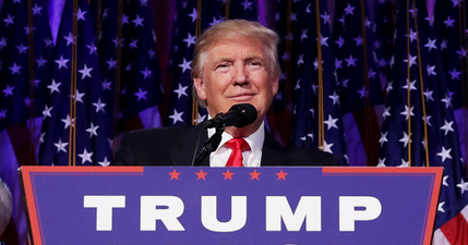 This is Donald Trump’s first tweet as President