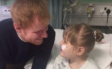 Ed Sheeran proves he’s just an absolute dote by visiting a sick fan