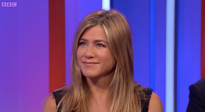 Jennifer Aniston said something fairly inappropriate on British TV last night