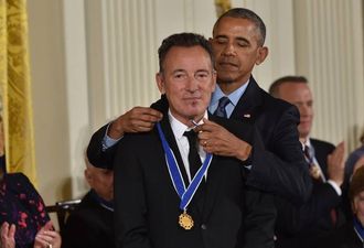 Barack Obama’s tribute to Bruce Springsteen during Medal of Freedom ceremony is very touching