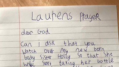 This little Irish girl’s wish for her premature baby sister is adorable