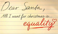 Northern Ireland send giant Christmas card to Santa asking for marriage equality