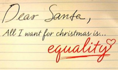 Northern Ireland send giant Christmas card to Santa asking for marriage equality