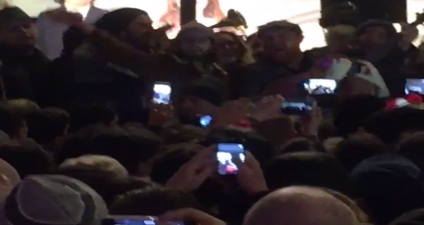 Gavin James joined Glen Hansard and Damien Rice for a very special Christmas Eve busk