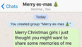 A guy decided to make a group chat with his exes and it quickly backfired