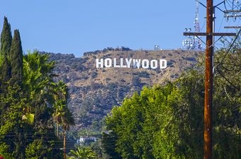 Someone changed the iconic Hollywood signs to say something different