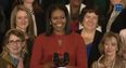 Michelle Obama delivers tearful final speech as first lady