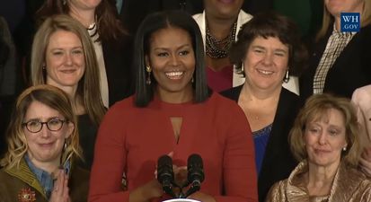 Michelle Obama delivers tearful final speech as first lady
