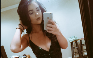 This girl posted a selfie but people got distracted by something else