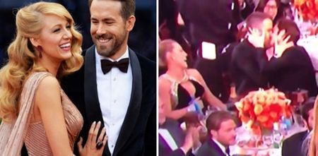 Ryan Reynolds and Andrew Garfield had a bit of a smooch last night