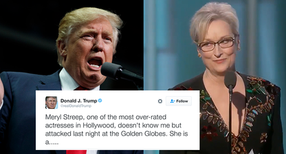 Donald Trump has tweeted about Meryl Streep