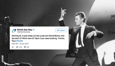 British Gas have pissed off a lot of people with their David Bowie tribute tweet