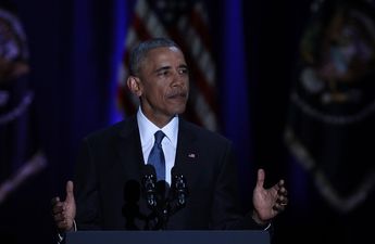 This is the moment from President Obama’s farewell speech that touched everyone watching