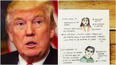 These illustrations explain Donald Trump’s Muslim ban in simple terms