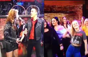 The opening of tonight’s Late Late Show needs to be seen to be believed