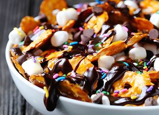 Dessert nachos are here (and our lives are complete)