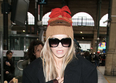 Rita Ora sported a very unusual accessory at Paris Fashion Week