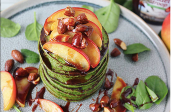 Spinach pancakes for St.Patrick’s Day? Any excuse to go green