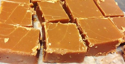 This 5-minute peanut butter freezer fudge is giving us LIFE