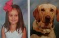 This little girl has an alert dog – and she insisted he feature in her yearbook