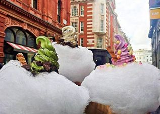Candy floss ice cream is blowing UP on Instagram