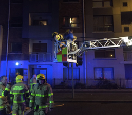 11 people rescued from apartment block fire in Dublin