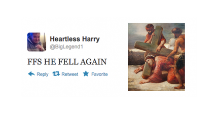 If The Stations Of The Cross were live tweeted