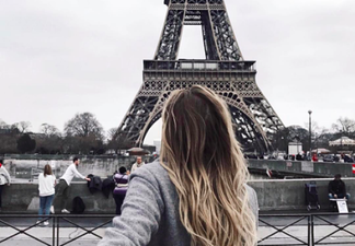 This woman’s engagement photoshoot dress is just breathtaking