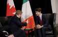 The Canadian Prime Minister wore the BEST socks to meet Enda Kenny