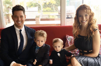 Michael Bublé’s wife shares family snaps as son recovers from cancer