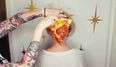 Hidden pizza hair is the trend we can totally get on board with