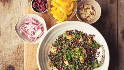 Put this GF Sunny Summer Quinoa Salad on your weekend menu