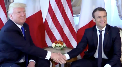Once again, the internet is talking about one of Donald Trump’s handshakes