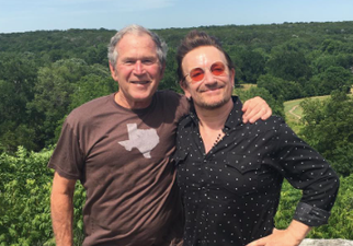 Bono and Bush were hanging out… and people want to know why!