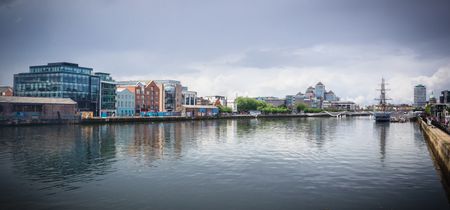 Four men stole a boat and went for a spin on the Liffey this morning